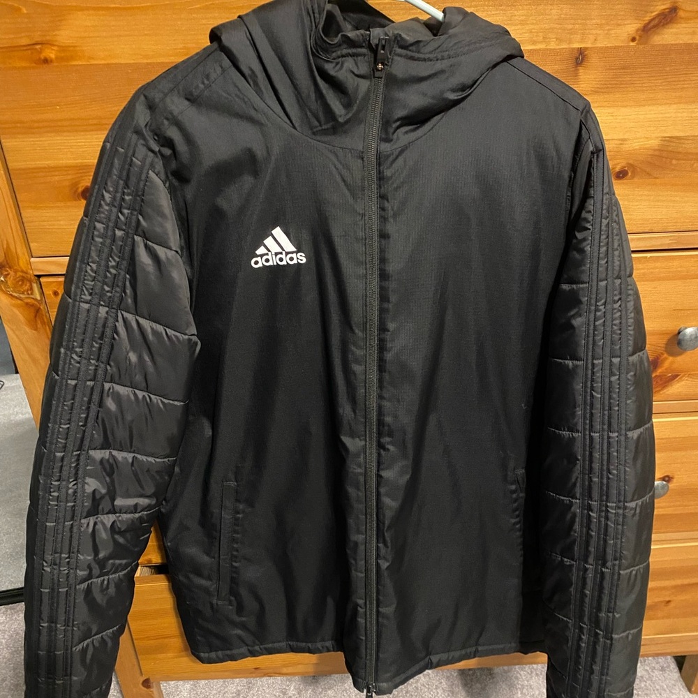 Adidas Men's Black Puffer Jacket